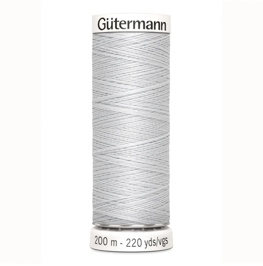 Gutermann Naaigaren Nr 8 - 200m - Grijs - afbeelding 6 van 6