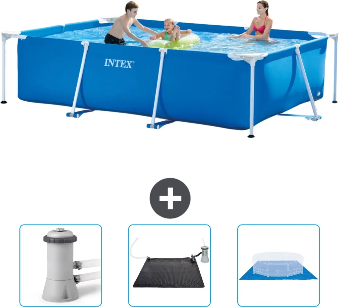 Intex Rechthoekig Frame Zwembad 300x200x75cm