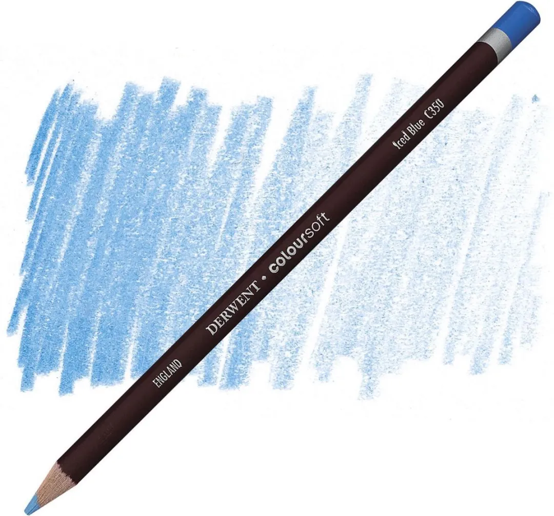 Derwent Coloursoft Potlood Iced Blue C350