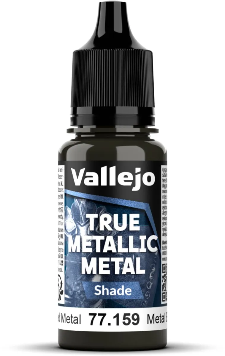 Vallejo Hobbyverf True Metallic Metal Shade Acryl 18ml
