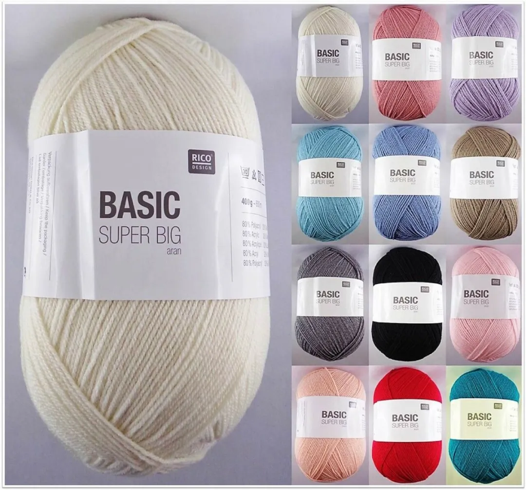 Rico Design Basic Super Big 001 Ivoor Creme