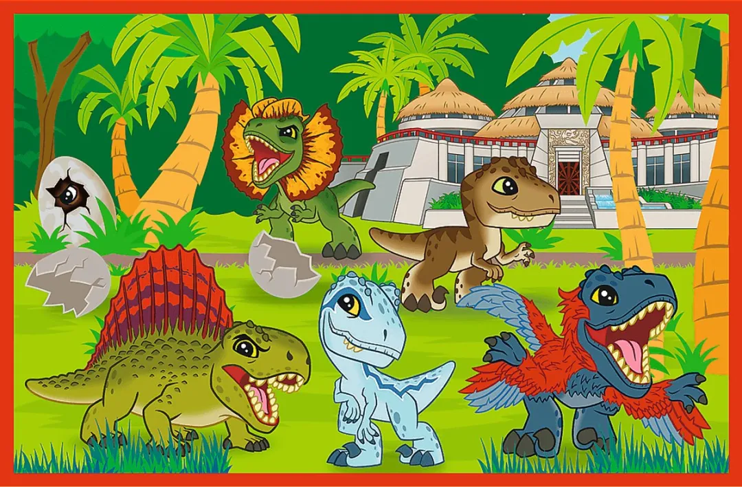 Trefl Jurassic World Puzzel 2x24 Stuks - Multicolor