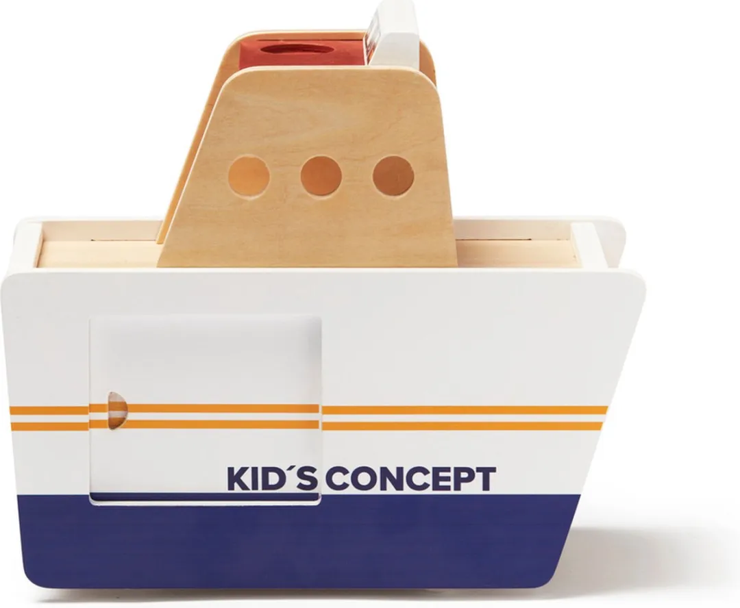 Kids Concept Veerboot Aiden - Natuurlijk