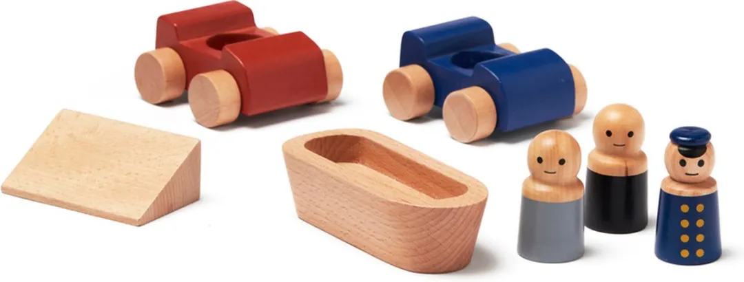 Kids Concept Veerboot Aiden - Natuurlijk