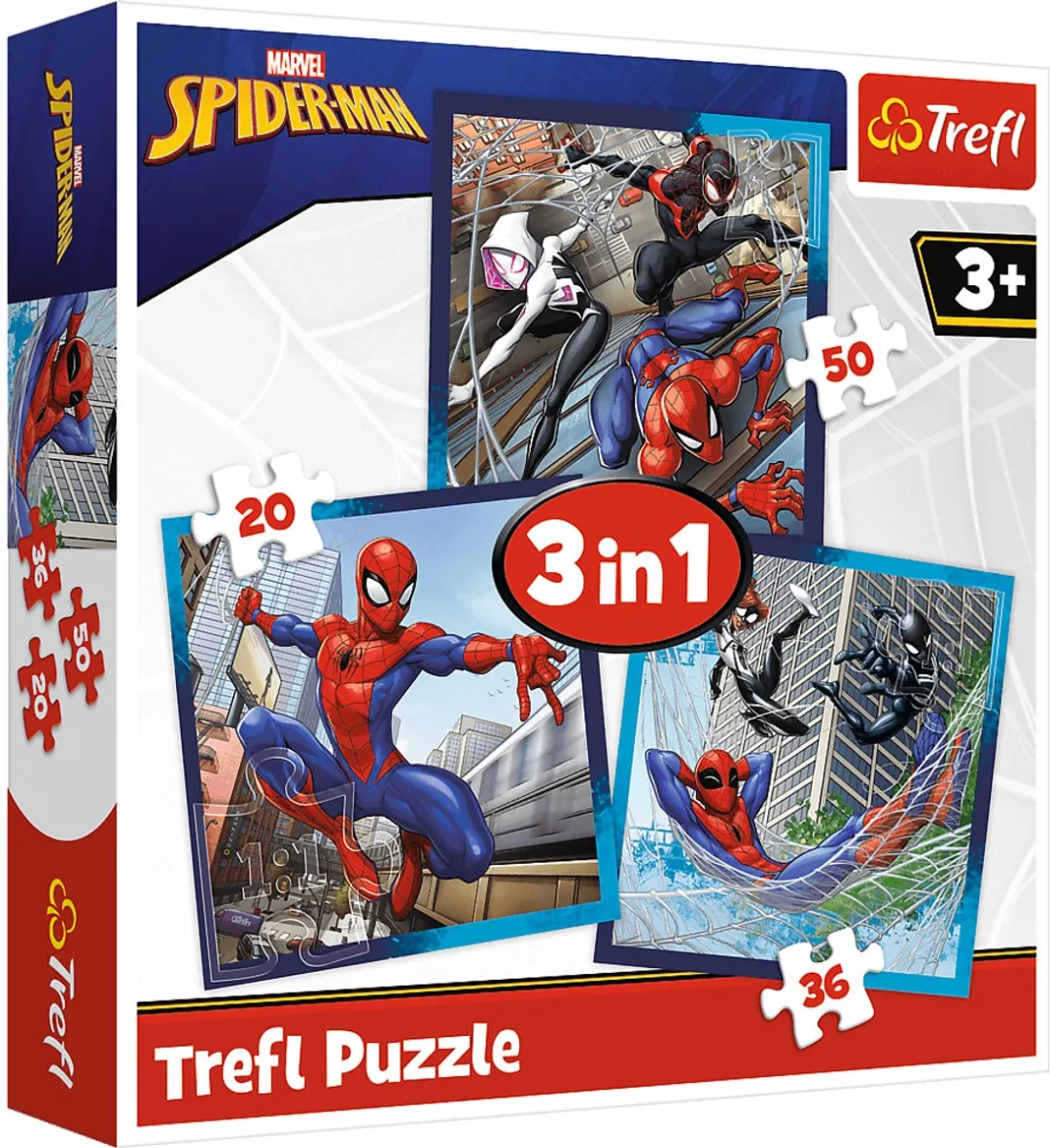 Trefl Spider-Man 3-in-1 Puzzel 31 Stuks