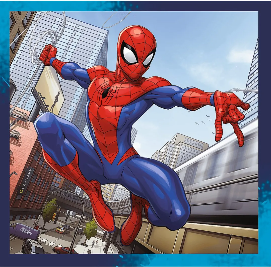 Trefl Spider-Man 3-in-1 Puzzel 31 Stuks - Multicolor