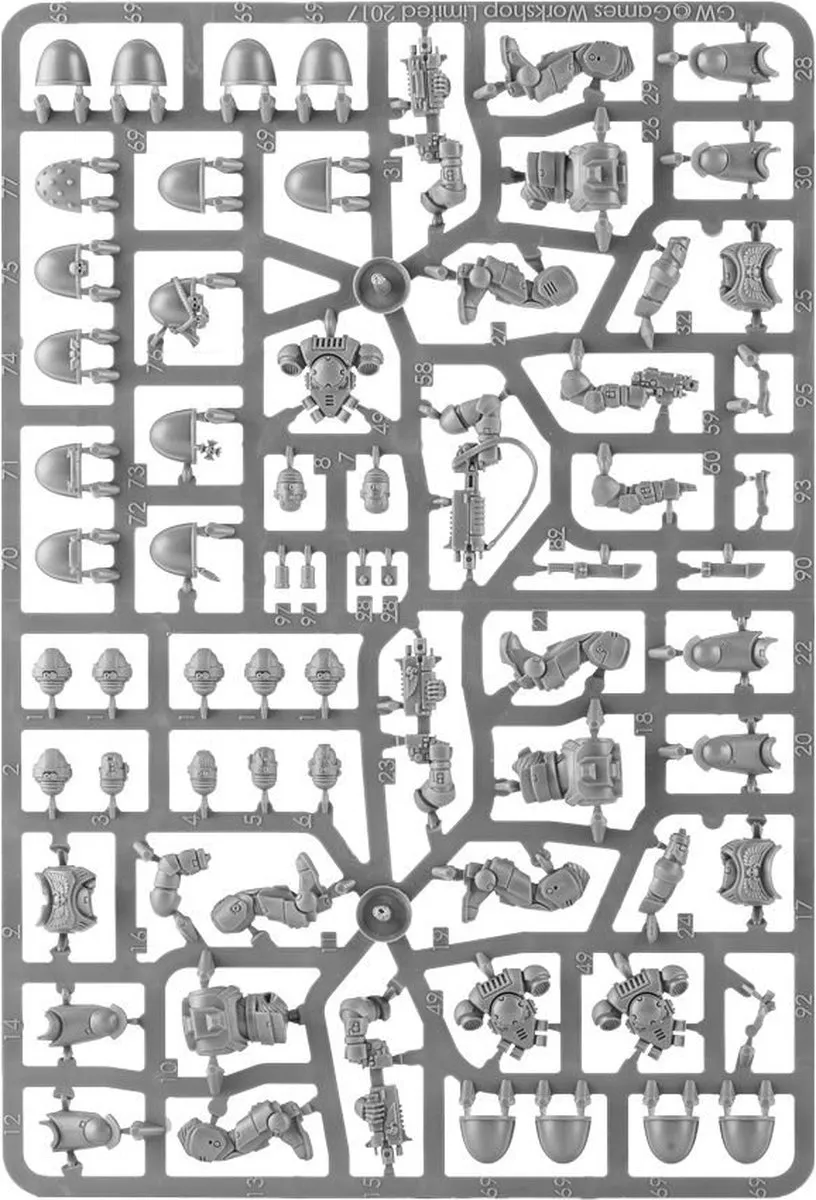 Games Workshop Space Marines Primaris Intercessors 266 Onderdelen