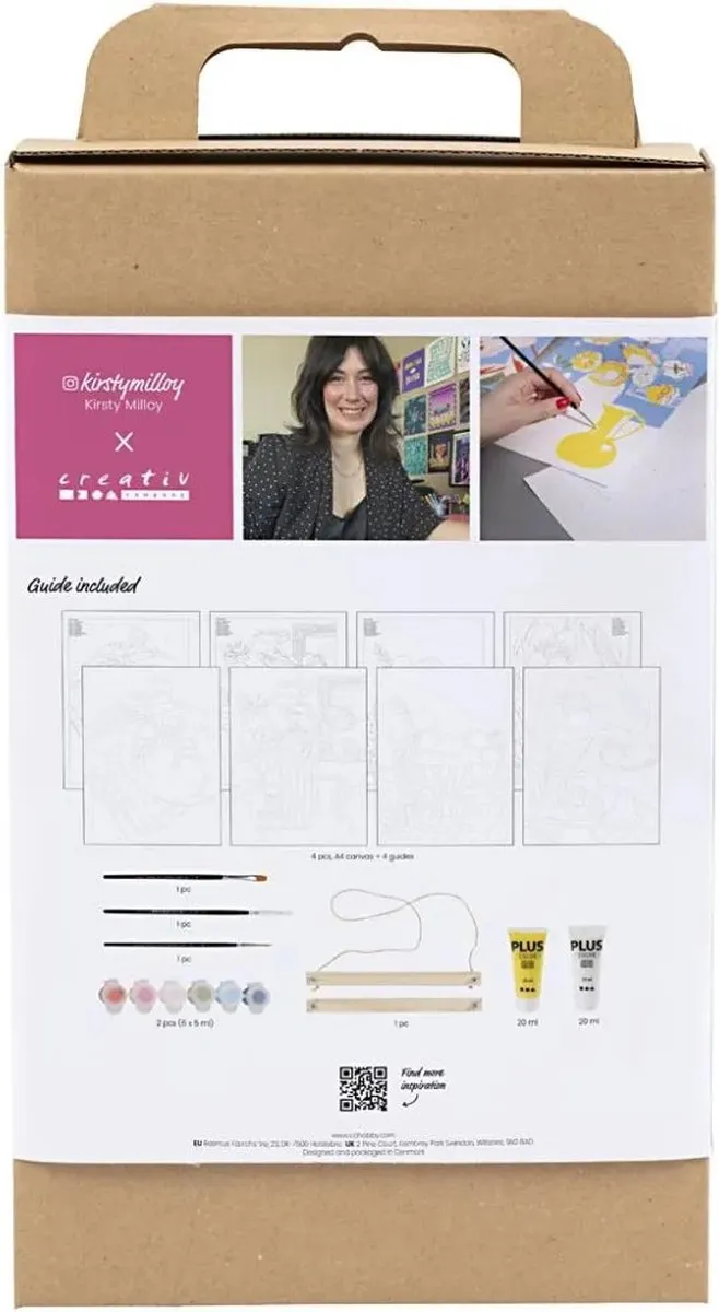 Creativ Company Acrylverf Schilderen Volgens Cijfers - 7 Kleuren