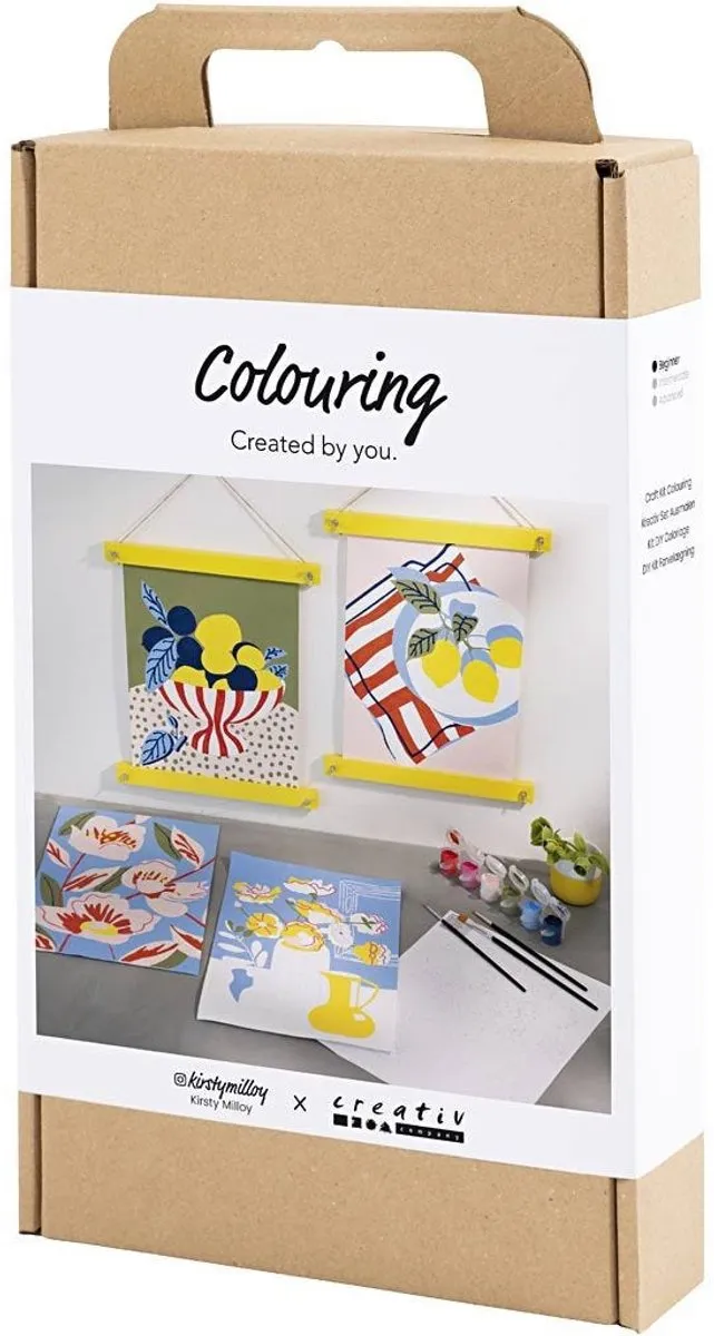 Creativ Company Acrylverf Schilderen Volgens Cijfers - 7 Kleuren