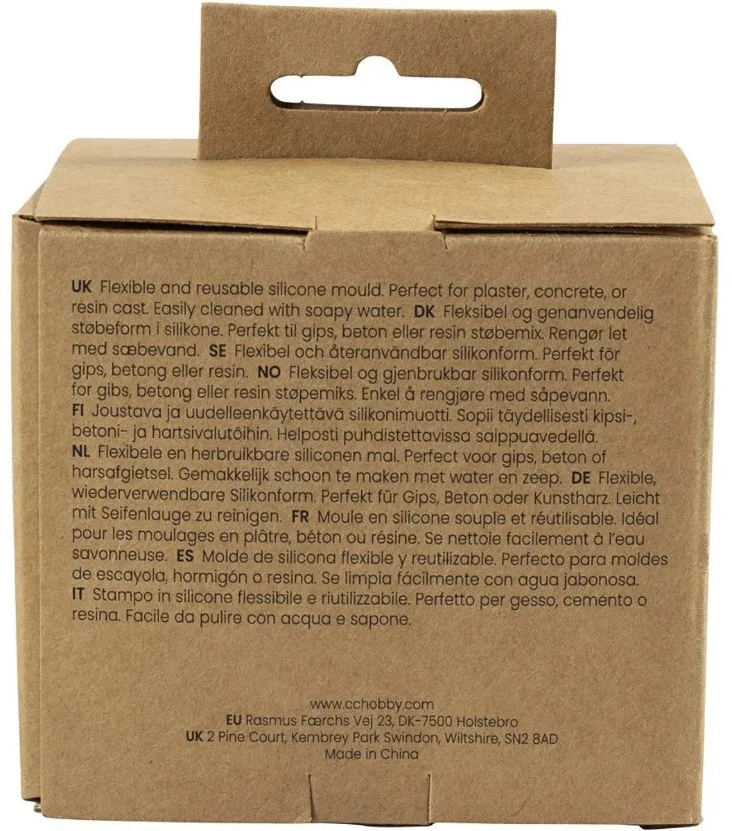 Creativ Company Siliconen Gietvorm Donutvormige Kandelaar - Transparant