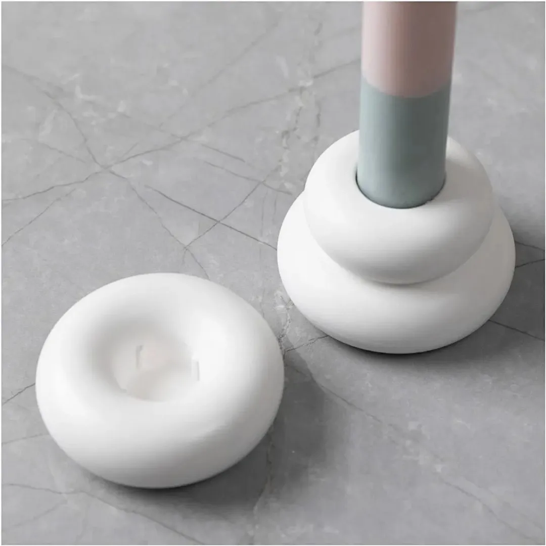 Creativ Company Siliconen Gietvorm Donutvormige Kandelaar - Transparant