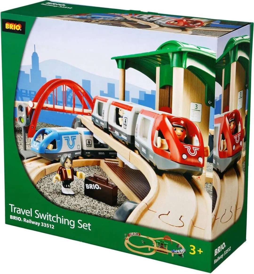 BRIO Treinset 33512 - Rood