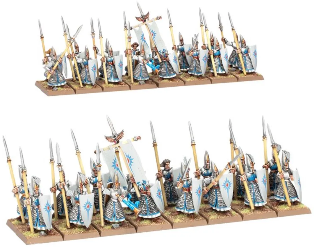 Games Workshop High Elf Realms Elven Spearmen 480 Stuks