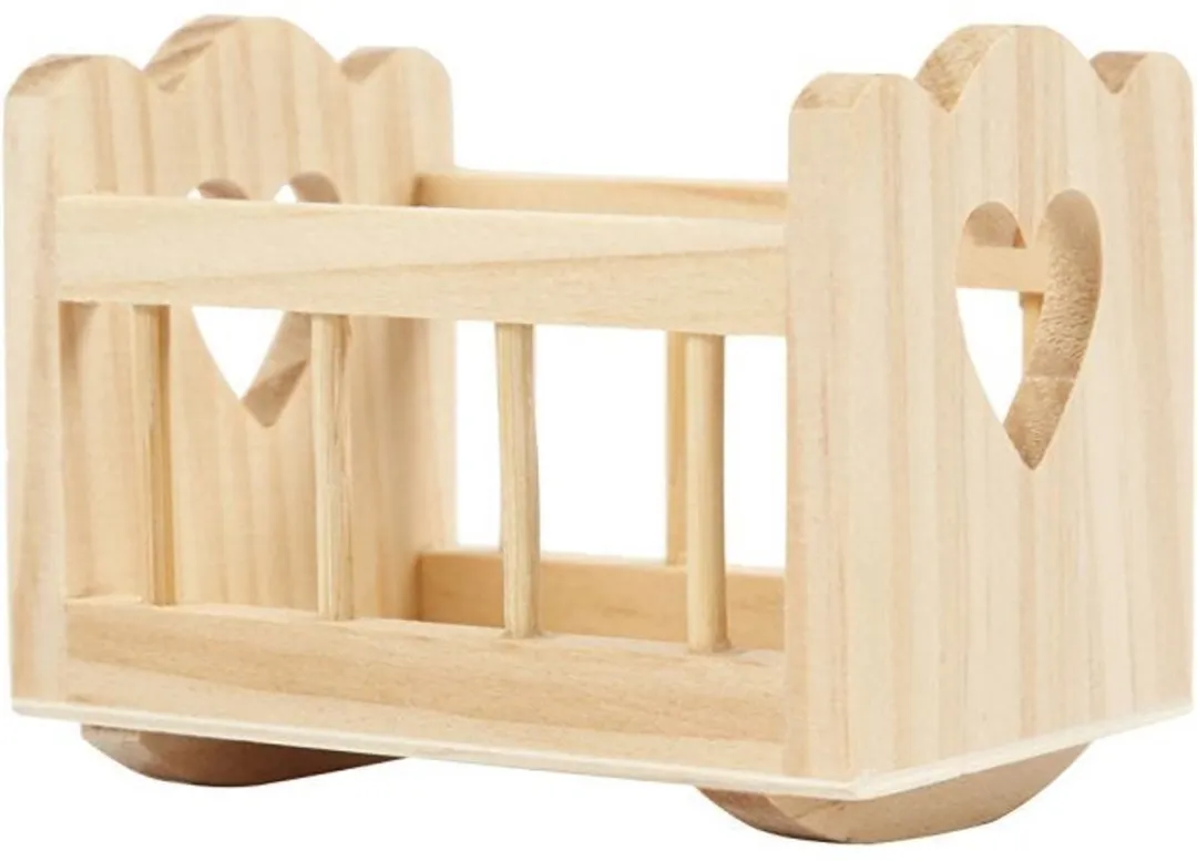 Creativ Company Grenen Wieg 8x5,5cm Multicolor