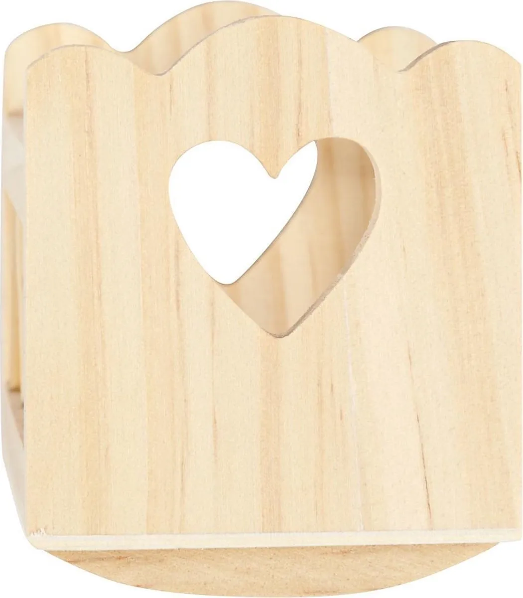 Creativ Company Grenen Wieg 8x5,5cm Multicolor