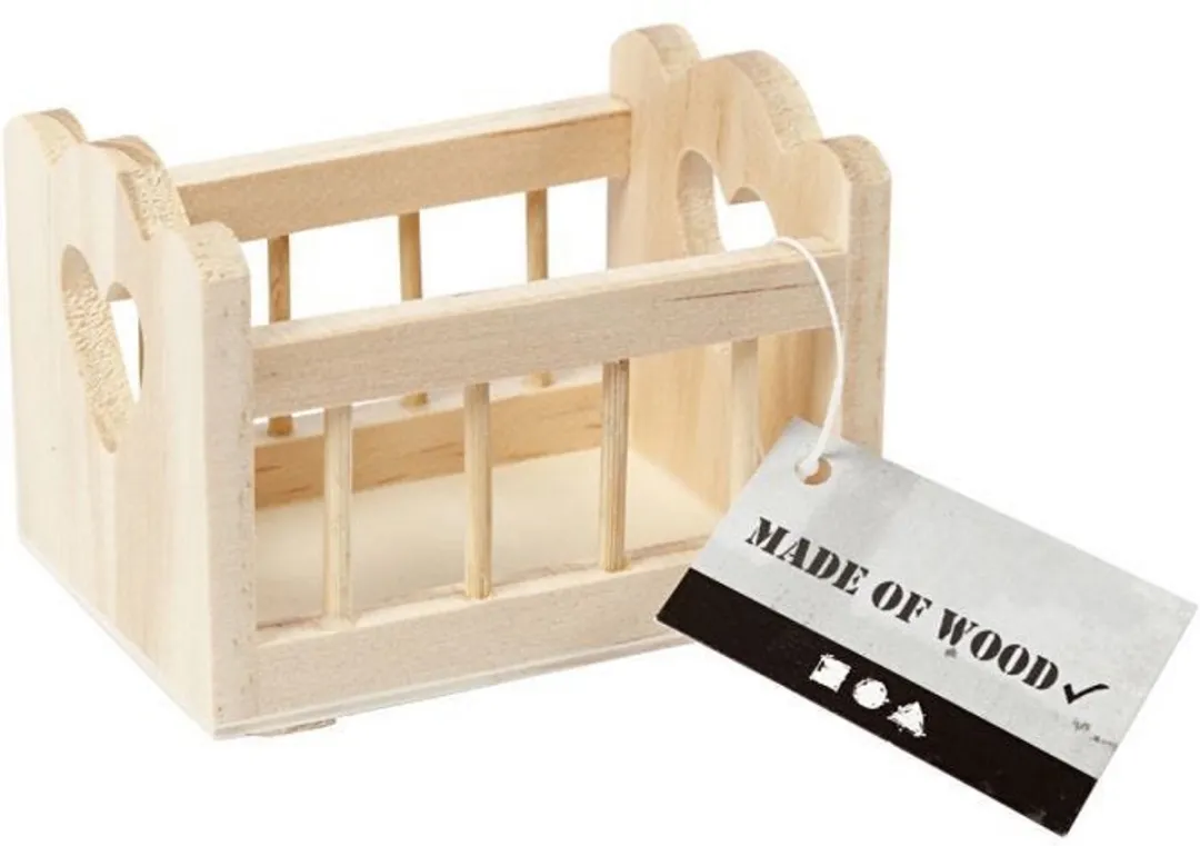 Creativ Company Grenen Wieg 8x5,5cm Multicolor
