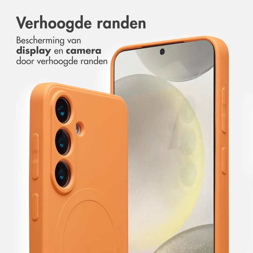 Imoshion Hoesje Samsung Galaxy S24 - Oranje MagSafe