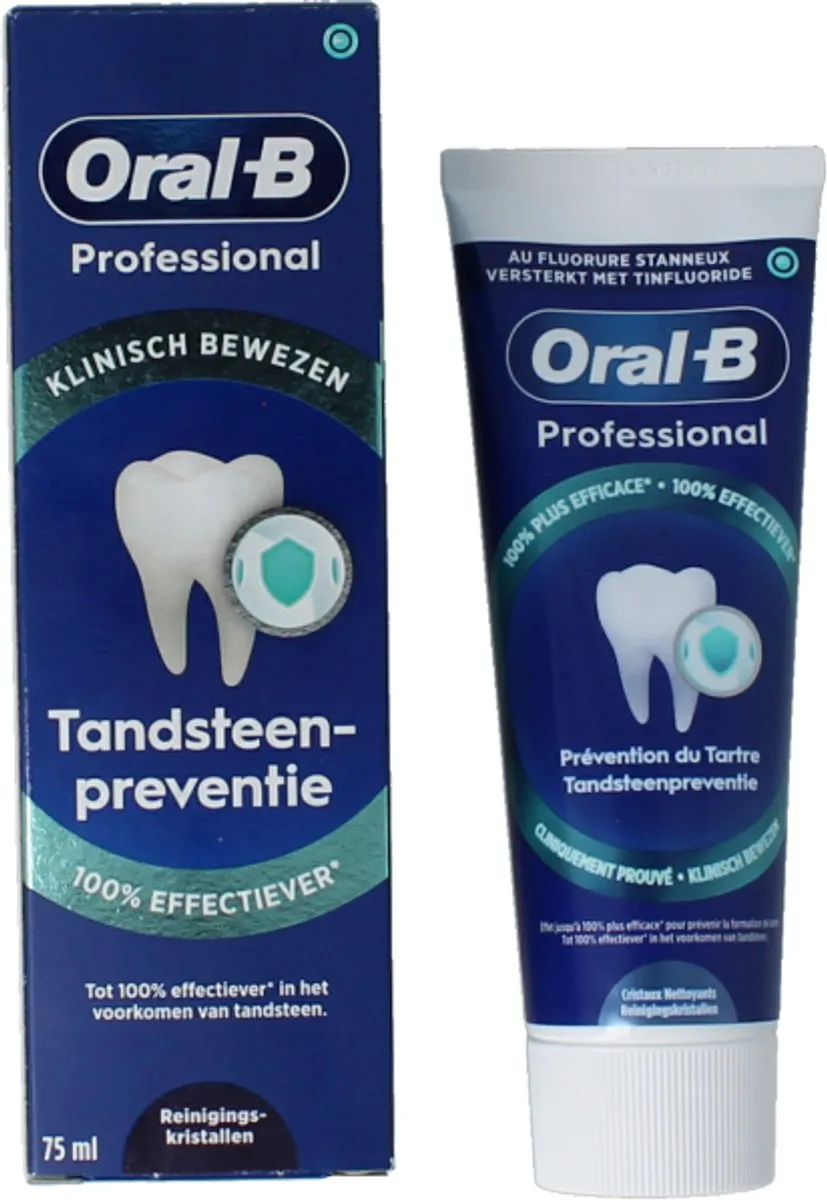 Oral-B Tandpasta Professional Tandsteencontrole 75ml