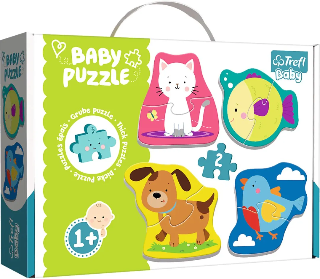 Trefl Baby Puzzle Dieren 8 Stuks - Meerkleurig
