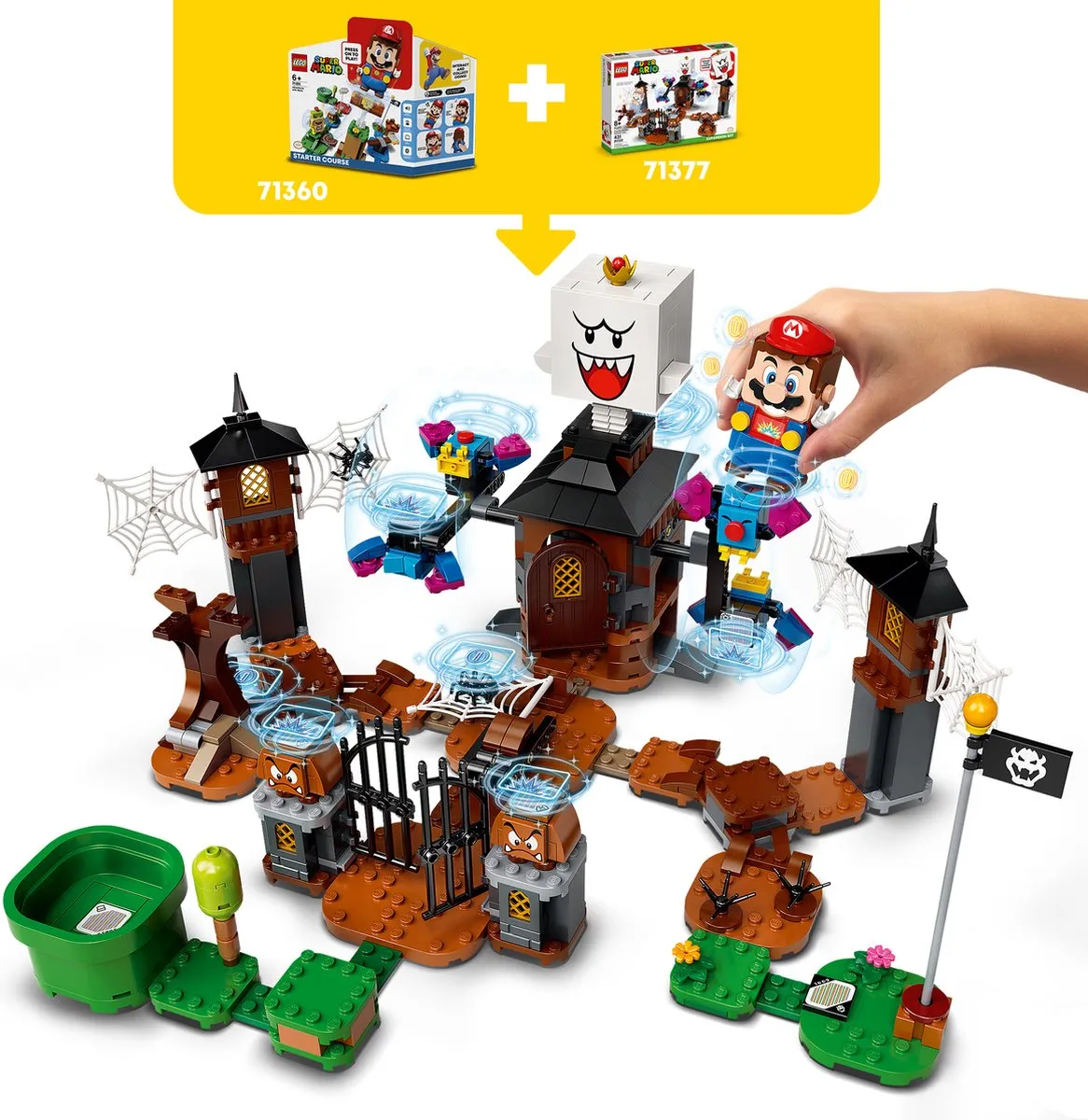 LEGO Super Mario King Boo Spooktuin 71377 - 18 Stukken