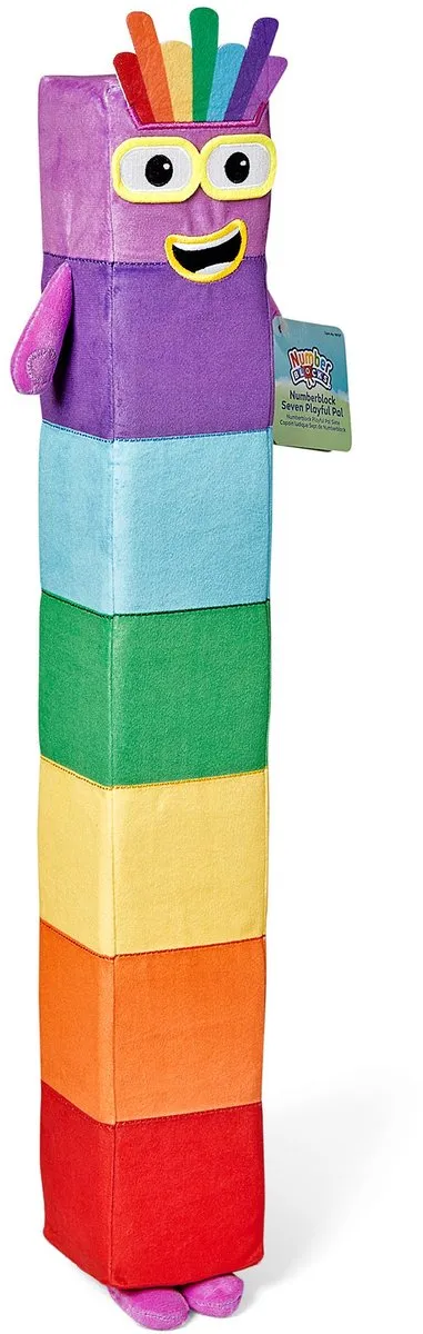 Learning Resources Numberblocks Zeven Knuffel - Multicolor