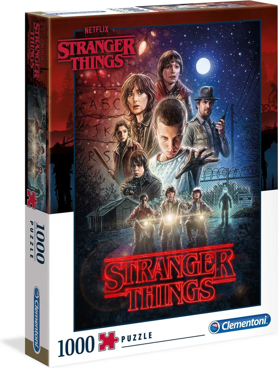 Clementoni Stranger Things Puzzel 1000 Stuks