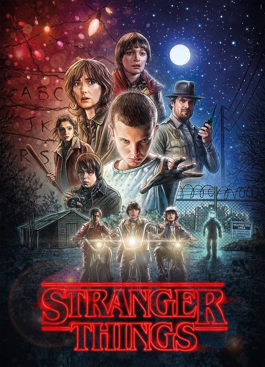 Clementoni Stranger Things Puzzel 1000 Stuks - Multi kleur - afbeelding 4 van 4