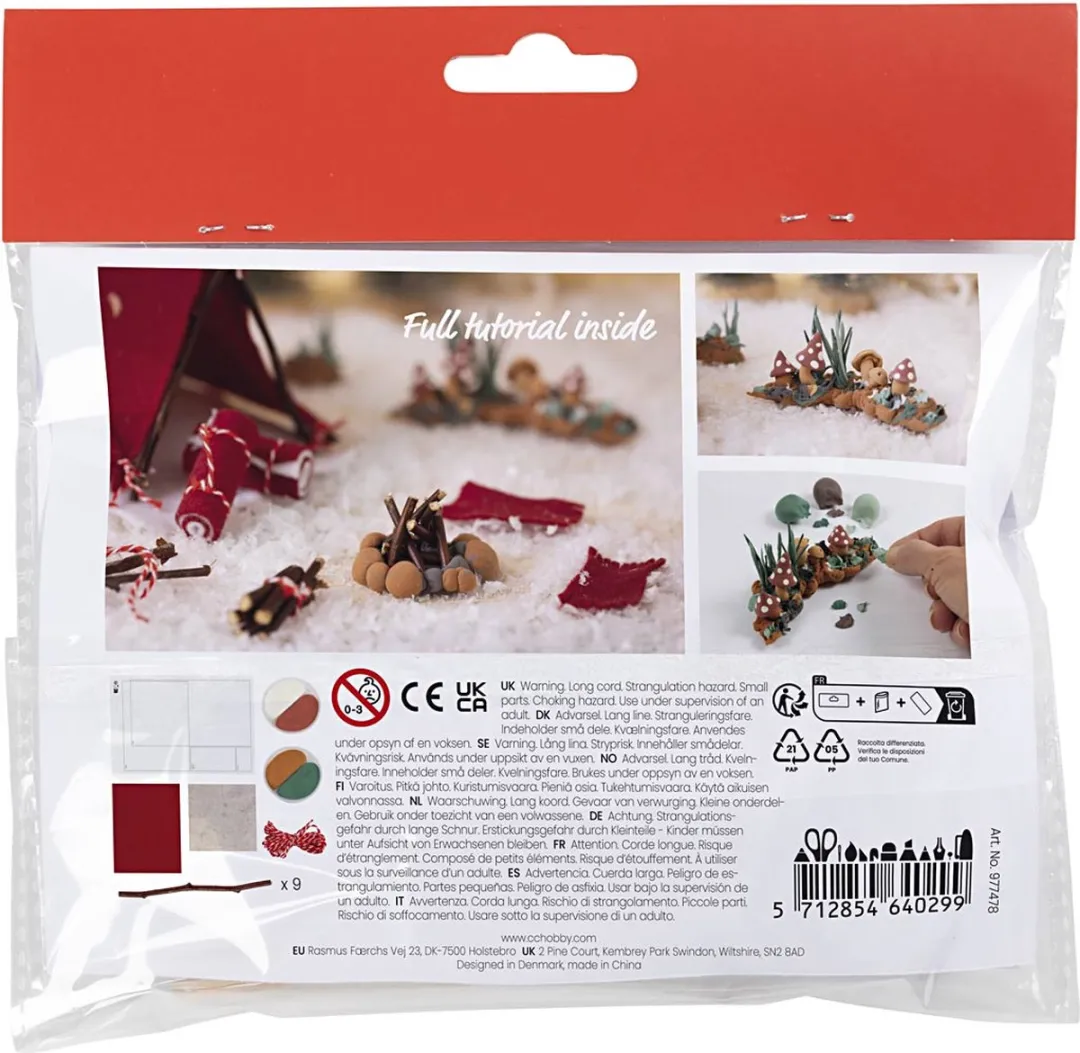 Creativ Company Mini Hobbyset Kabouterdeur Kamperen