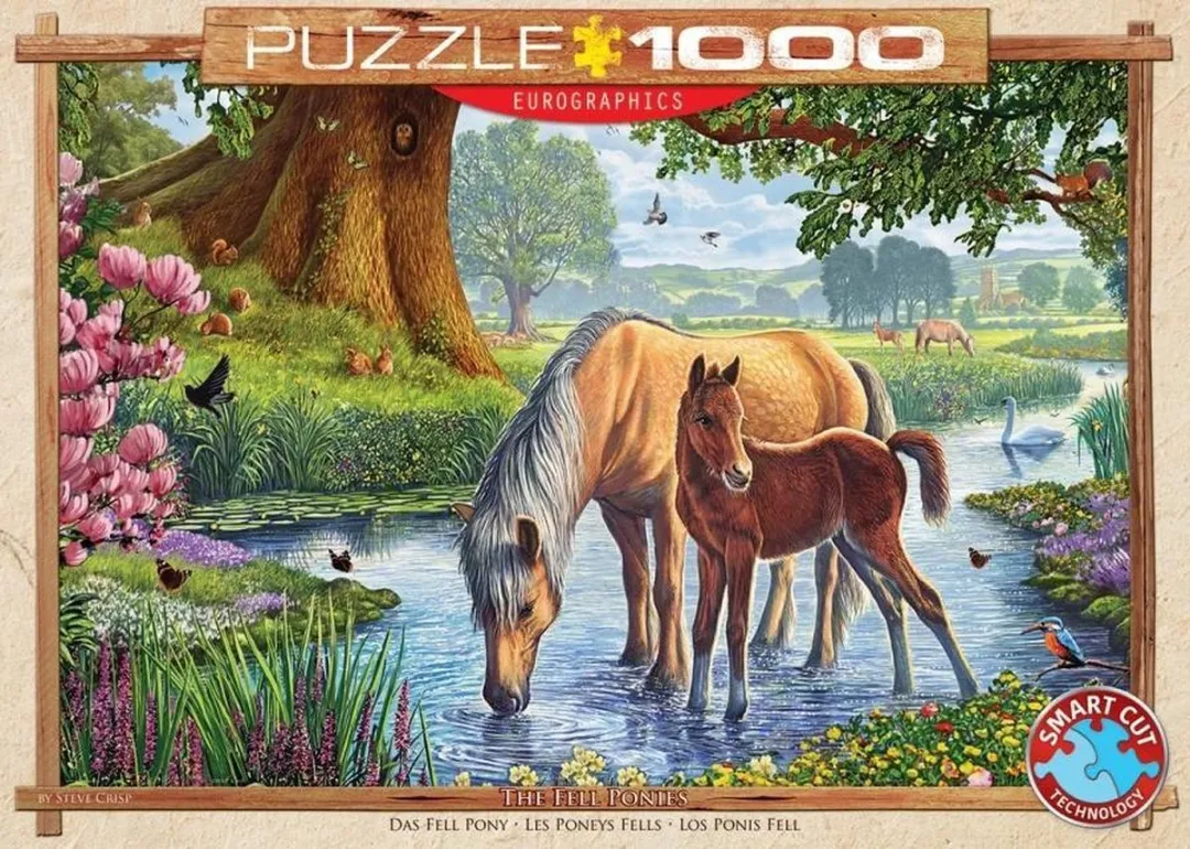 Eurographics The Fell Ponies Legpuzzel 1000 Stuks - Meerkleurig