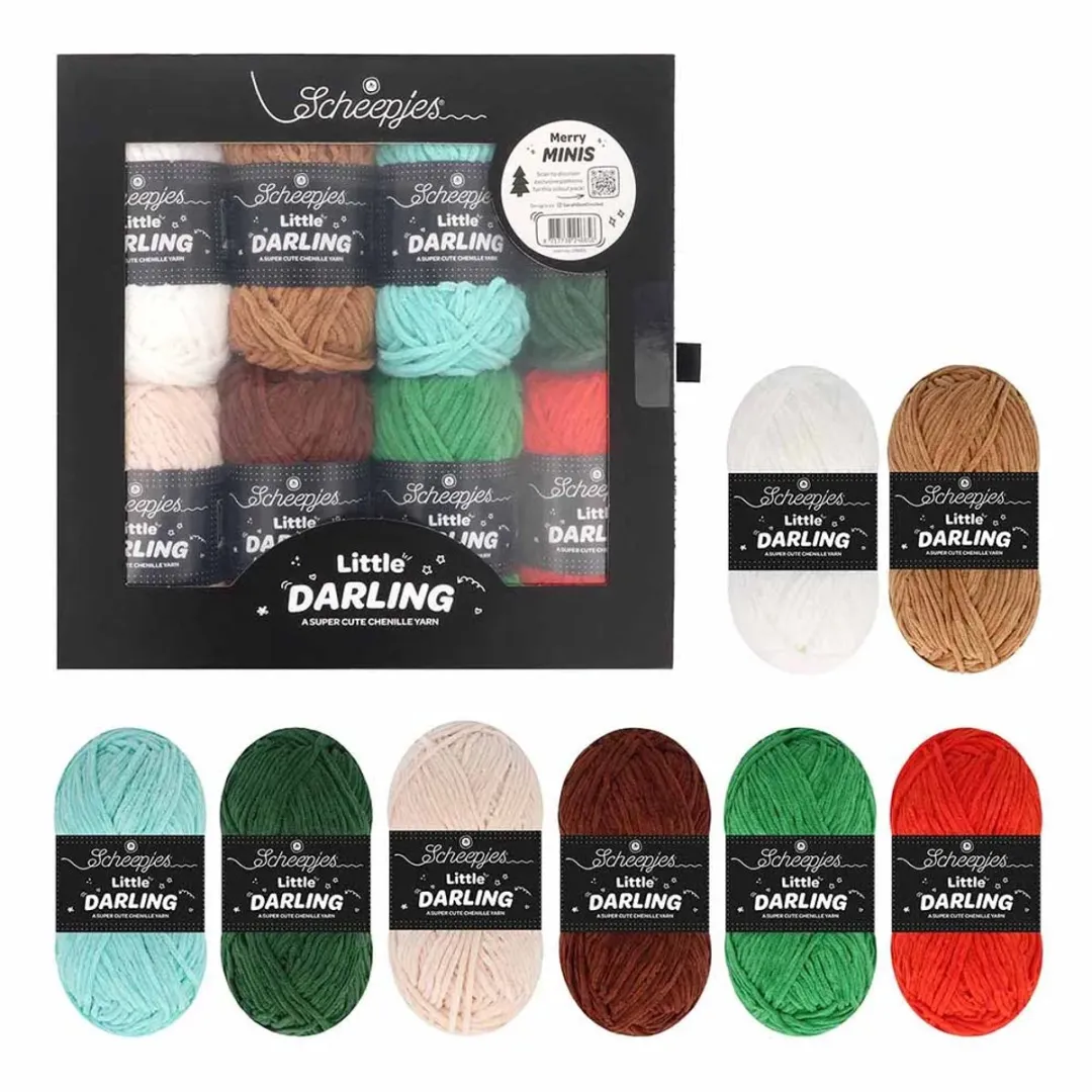 Scheepjes Little Darling Merry Minis - 8x25g Kleurpakket
