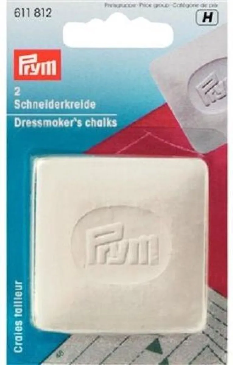 Prym Kleermakerskrijt Wit - 2 Stuks