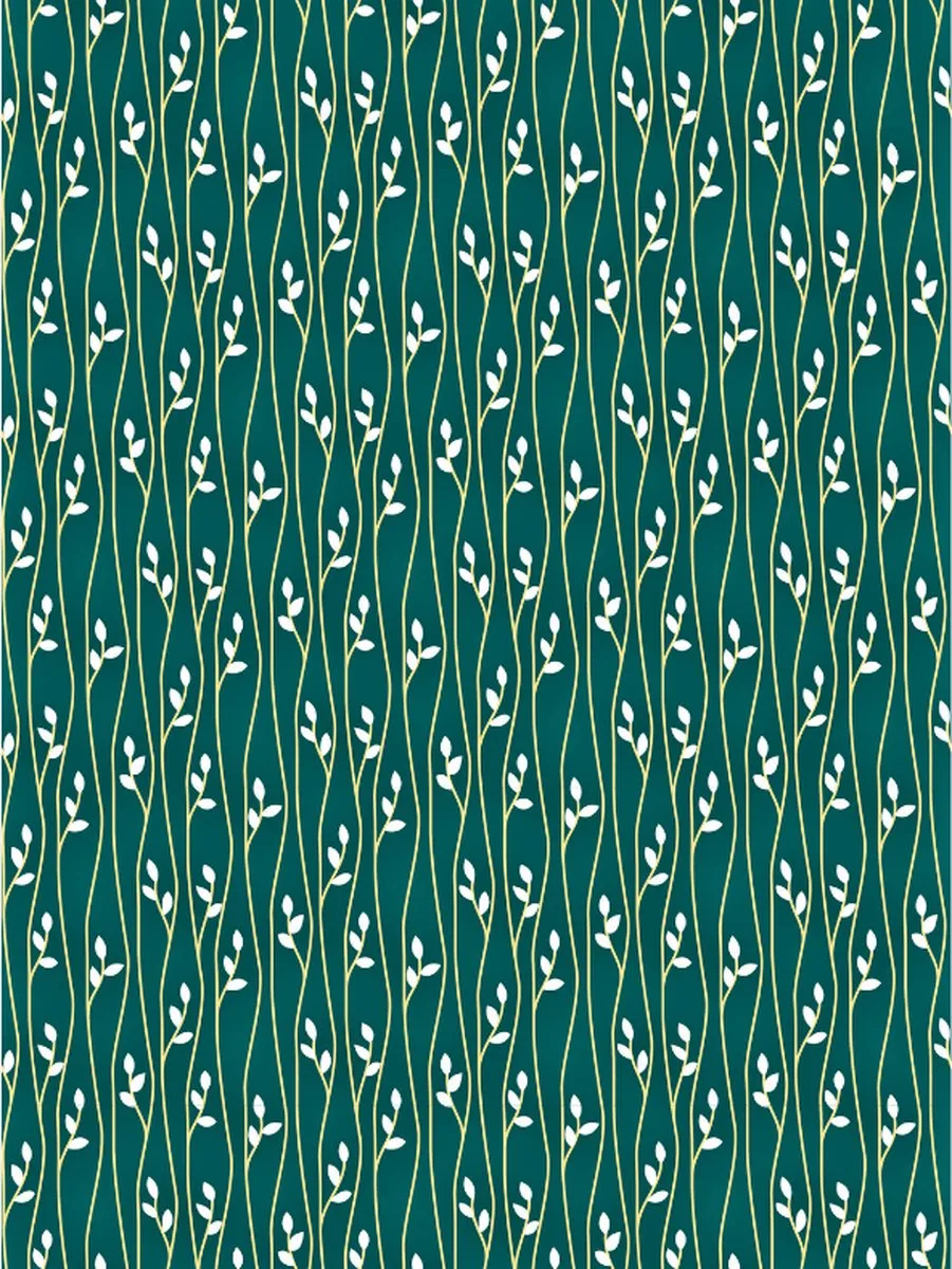 Decopatch Texture Papier Plant Twigs Donkergroen