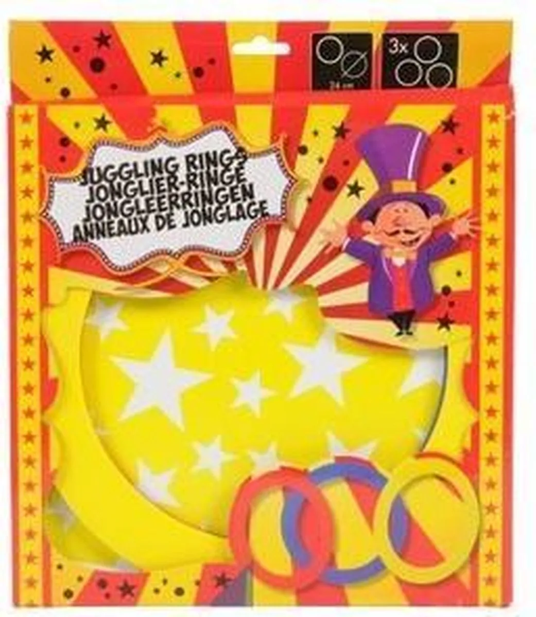 Eddy Toys Jongleerringen 24cm