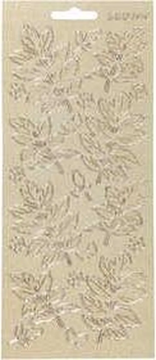 Creativ Company Goud Bloemenstickers - 21 Stuks