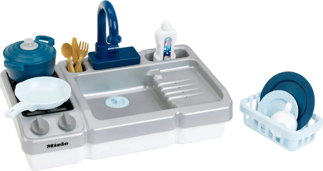 Klein Toys Miele Speelgoed Spoelbak Blauw Grijs
