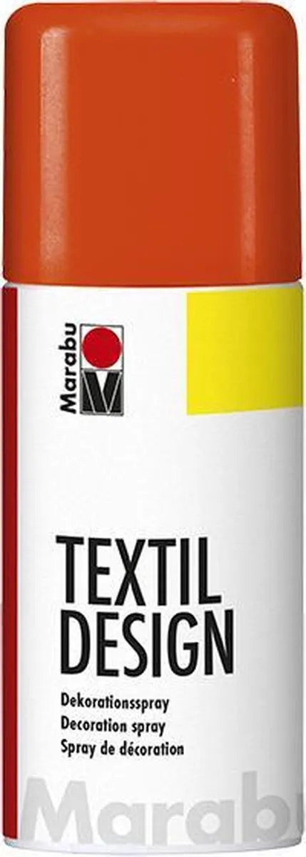 Marabu Textielspuitbus Neon Oranje 150ml