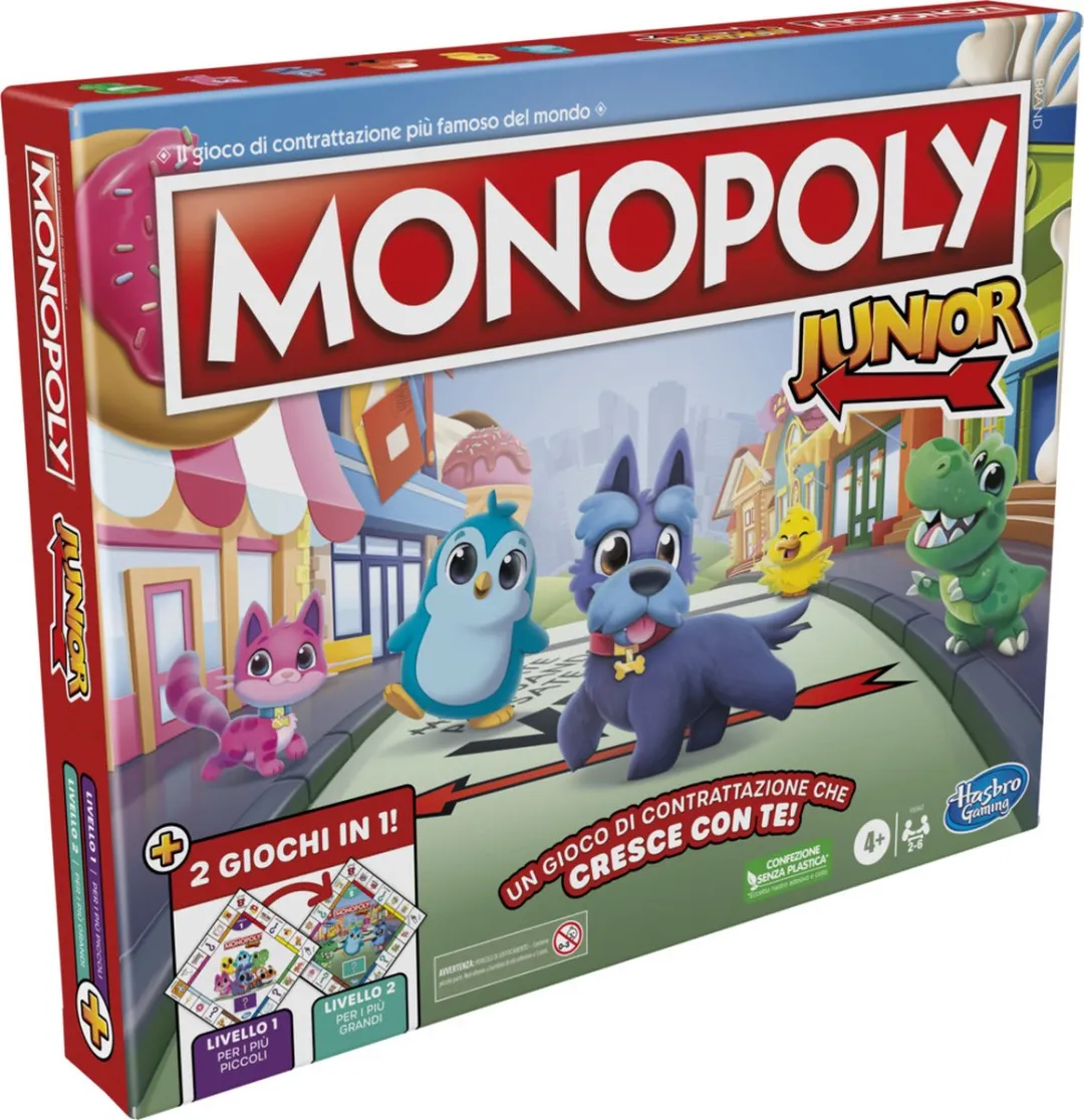 Hasbro Gaming Monopoly Junior F8562103 Bordspel - Multicolor