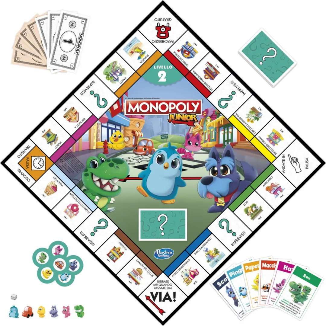 Hasbro Gaming Monopoly Junior F8562103 Bordspel