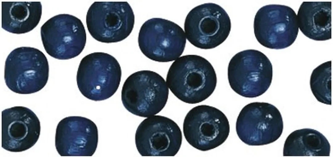 Rayher Houten Kralen 6mm - Donkerblauw - 115 Stuks