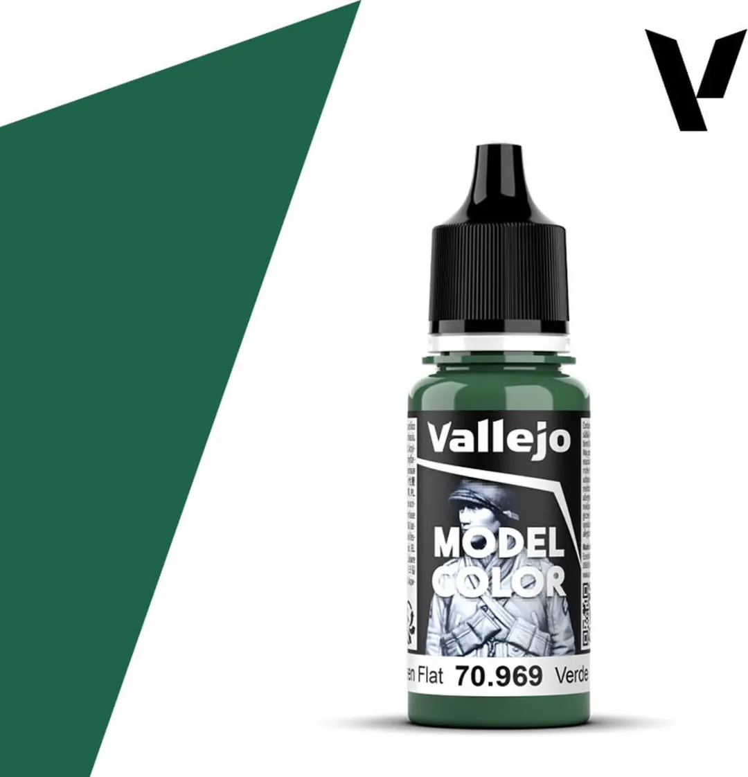 Vallejo Model Color Park Green Flat Acrylverf 17ml