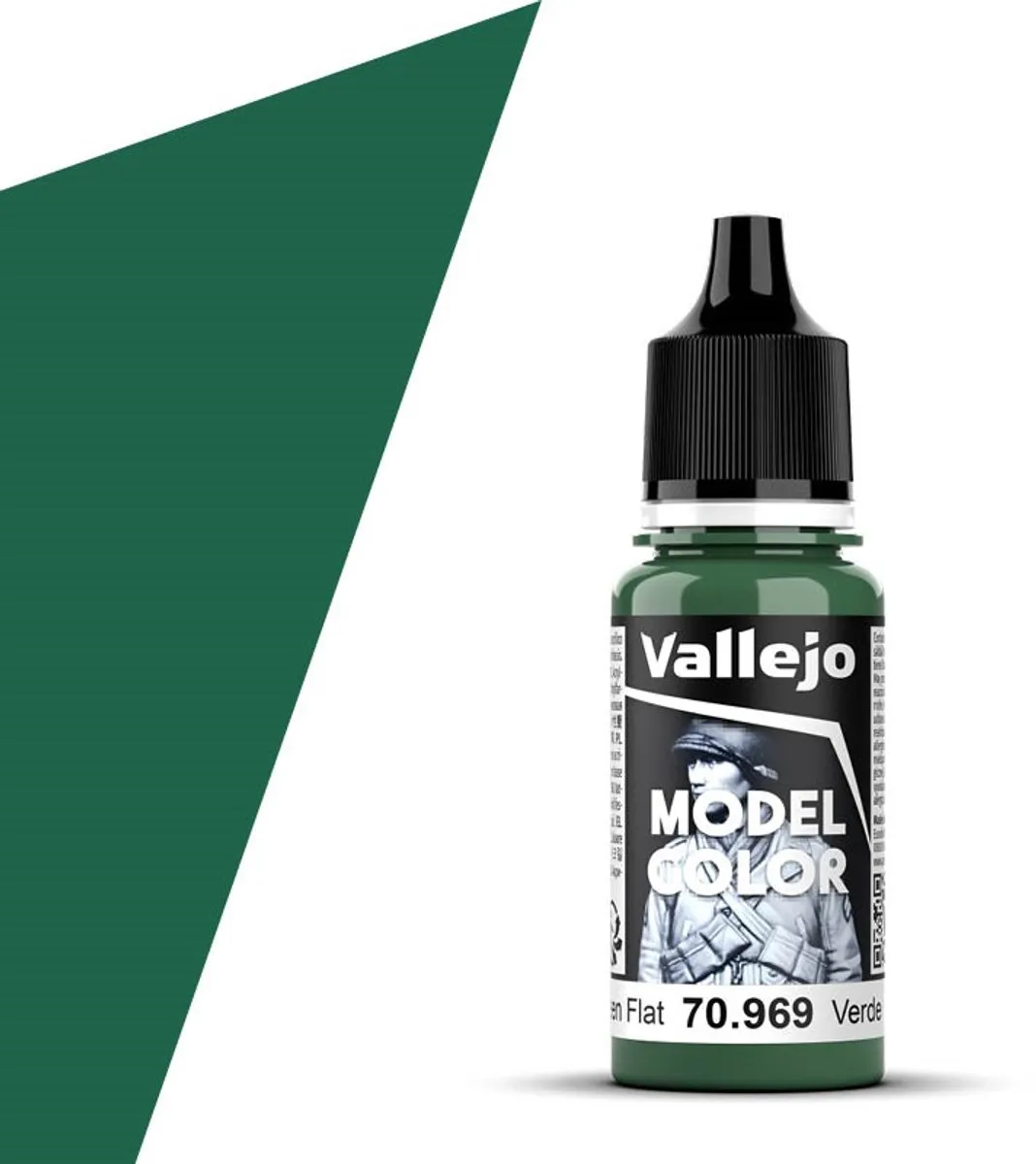 Vallejo Model Color Park Green Flat Acrylverf 17ml