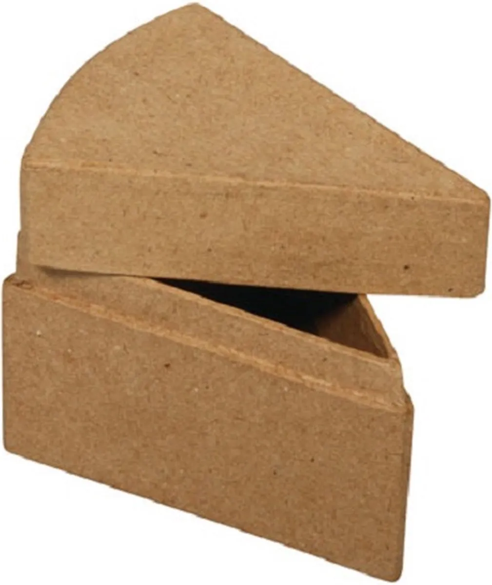 RAYHER Deco Taartstuk Box Klein 8x6cm - 2 Stuks
