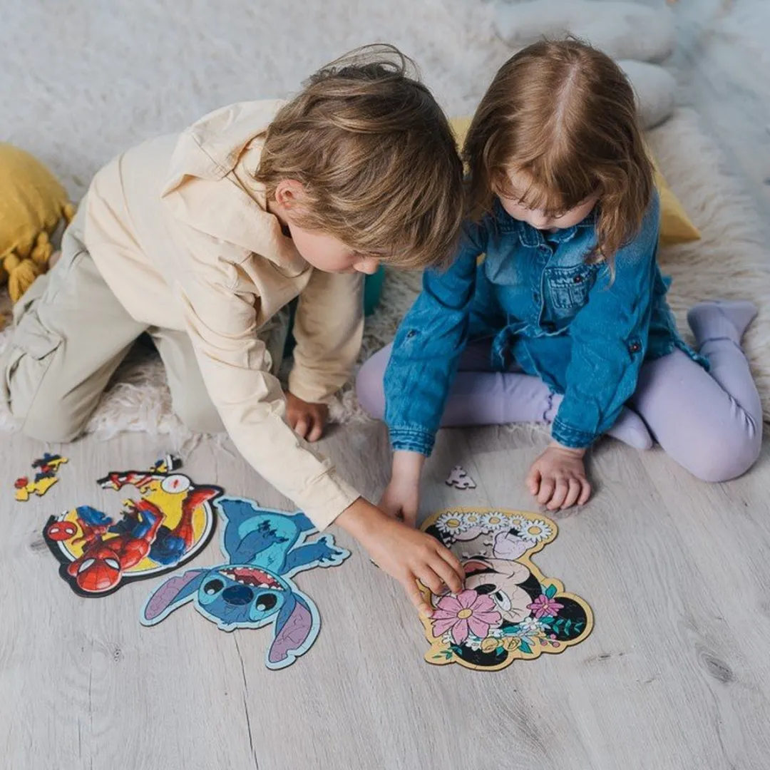 Trefl Houten Knutsel Junior Mickey Mouse 1000 Stuks - Multicolor