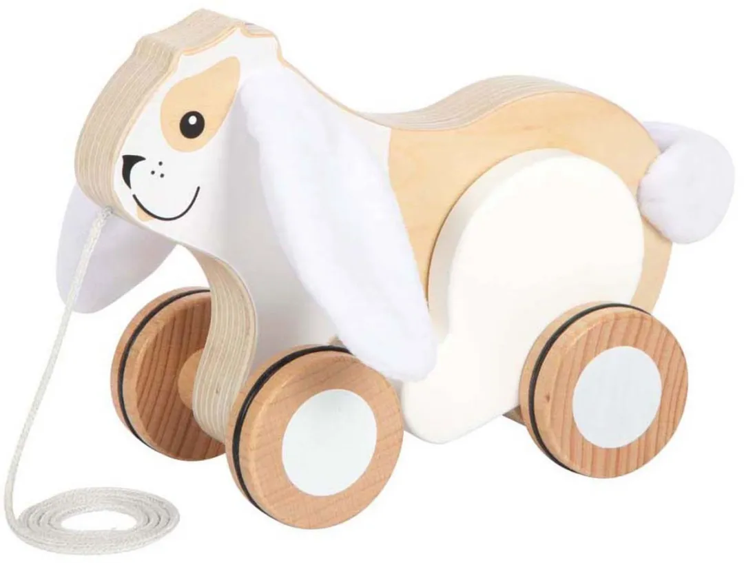 Small Foot Houten Trekkonijn met Knisperende Oren - Multi kleur - afbeelding 6 van 6