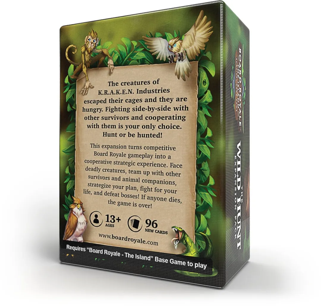 Board Royale: The Island Wild Hunt Expansion - Uitbreiding - Engelstalig