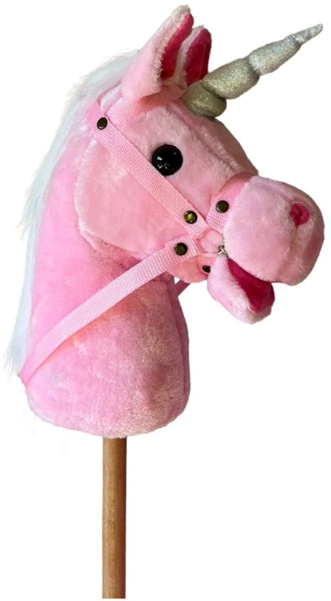 Venditoy® Hobbyhorse Stok Paard - Eenhoorn Stokpaardje - Houten Speelgoed Peuter - Buitenspeelgoed - Unicorn Hobby Horse Spullen - schoencadeautjes sinterklaas - Destiny