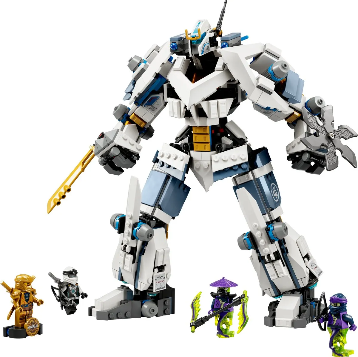 LEGO NINJAGO Legacy Zane’s Titanium Mecha Duel 71738 - 840 Stukken