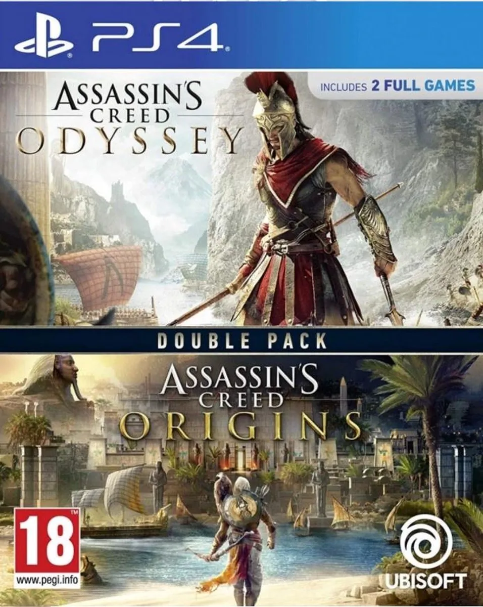 Ubisoft Assassin's Creed Odyssey & Origins Double Pack - PS4