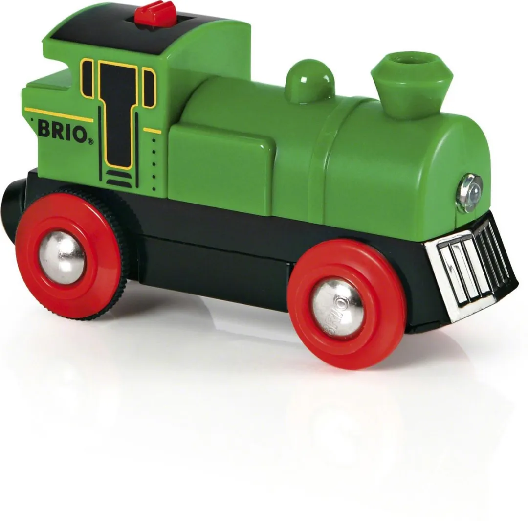 BRIO Groene locomotief op batterijen 33595 - Multicolor