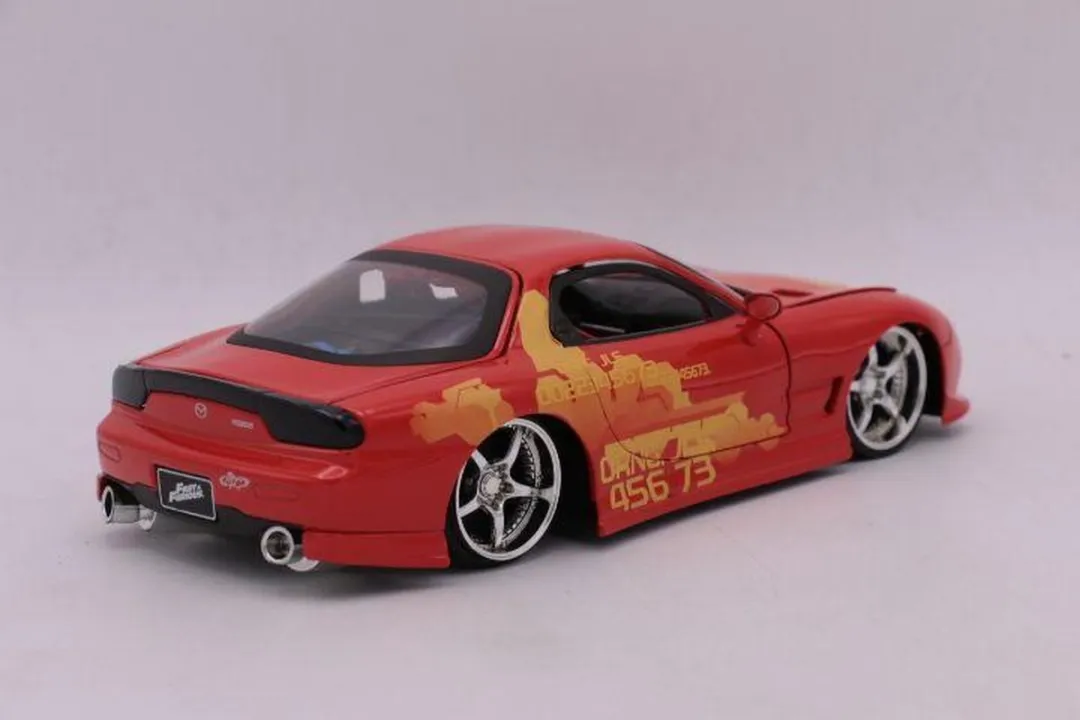 Jada Toys Mazda RX-7 51337 - 1/24 Model - Rood - afbeelding 6 van 6